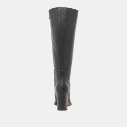FYNN WIDE CALF BOOTS ONYX LEATHER