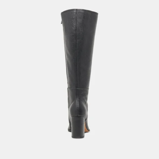 FYNN WIDE CALF BOOTS ONYX LEATHER