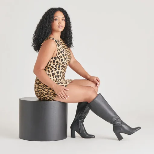 FYNN WIDE CALF BOOTS ONYX LEATHER