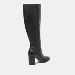 FYNN WIDE CALF BOOTS ONYX LEATHER
