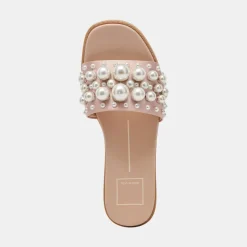 GABBI PEARL SANDALS BLUSH PEARLS