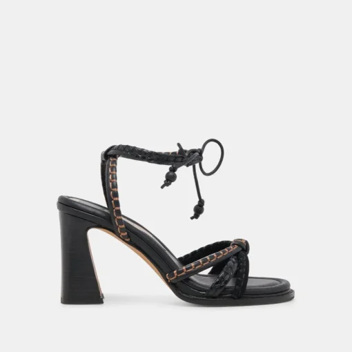 GAZELE HEELS BLACK MULTI LEATHER