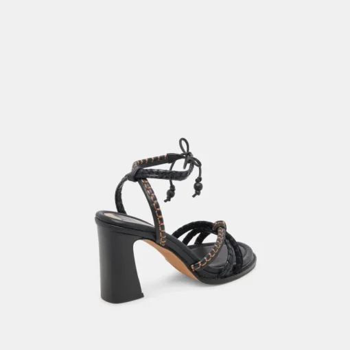 GAZELE HEELS BLACK MULTI LEATHER