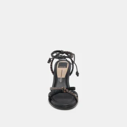 GAZELE HEELS BLACK MULTI LEATHER
