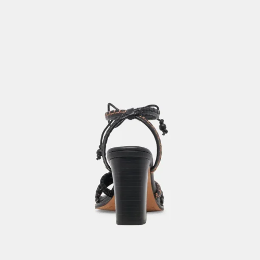 GAZELE HEELS BLACK MULTI LEATHER
