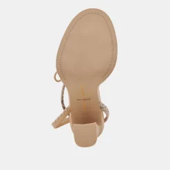 GAZELE HEELS IVORY MULTI LEATHER
