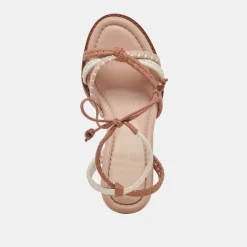 GAZELE HEELS TAN MULTI LEATHER