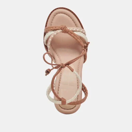 GAZELE HEELS TAN MULTI LEATHER