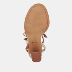 GAZELE HEELS TAN MULTI LEATHER