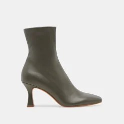 GLAMOR WIDE CALF BOOTS DARK OLIVE STELLA
