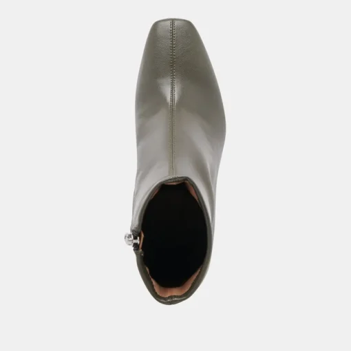 GLAMOR WIDE CALF BOOTS DARK OLIVE STELLA