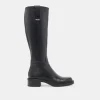 GLORY H2O EXTRA WIDE CALF BOOTS BLACK LEATHER
