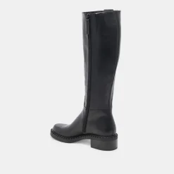 GLORY H2O EXTRA WIDE CALF BOOTS BLACK LEATHER