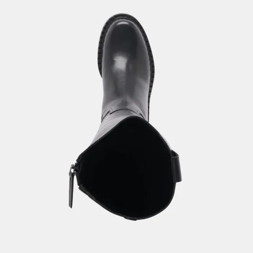 GLORY H2O EXTRA WIDE CALF BOOTS BLACK LEATHER