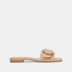 GRECIA SANDALS LT NATURAL RAFFIA