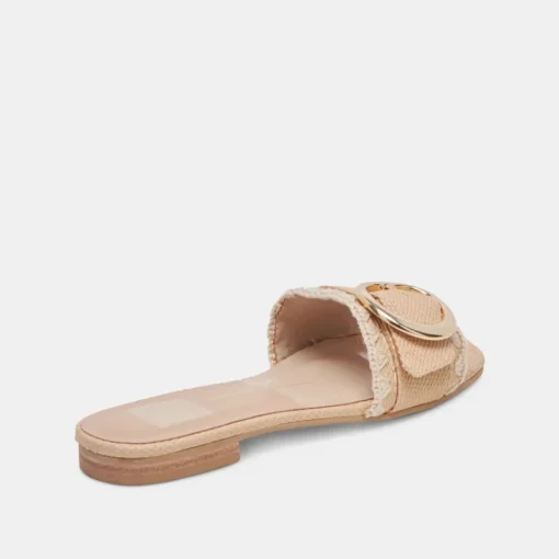GRECIA SANDALS LT NATURAL RAFFIA