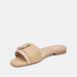 GRECIA SANDALS LT NATURAL RAFFIA
