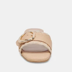 GRECIA SANDALS LT NATURAL RAFFIA