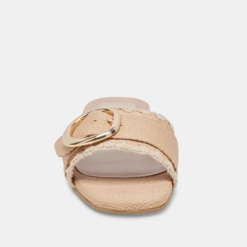 GRECIA SANDALS LT NATURAL RAFFIA