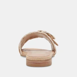 GRECIA SANDALS LT NATURAL RAFFIA