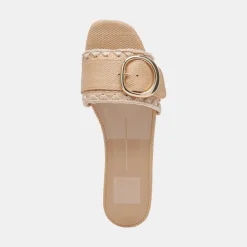 GRECIA SANDALS LT NATURAL RAFFIA