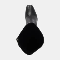 GYRA EXTRA WIDE CALF BOOTS BLACK LEATHER