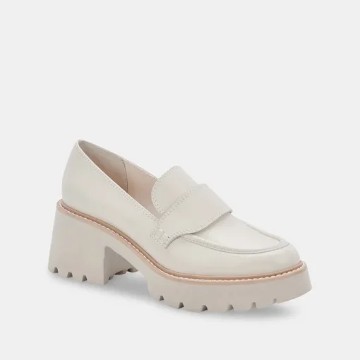 HALONA LOAFERS IVORY LEATHER
