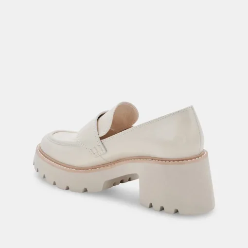 HALONA LOAFERS IVORY LEATHER
