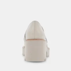 HALONA LOAFERS IVORY LEATHER