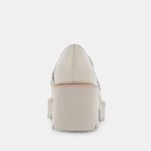 HALONA LOAFERS IVORY LEATHER