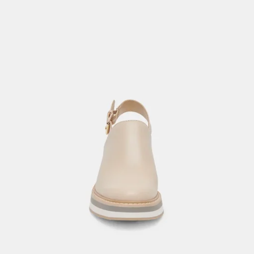 HANIAH HEELS BISCUIT LEATHER