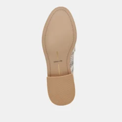 HARDI LOAFERS GREY WHITE SNAKE EMBOSSED