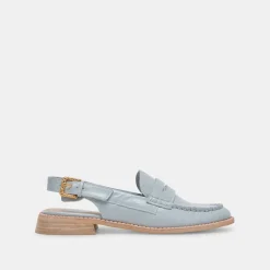 HARDI LOAFERS SKY BLUE CRINKLE PATENT
