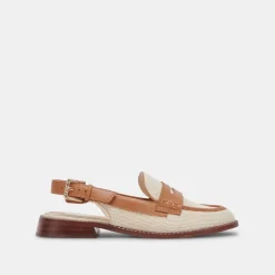 HARDI LOAFERS TAN MULTI CANVAS