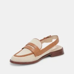 HARDI LOAFERS TAN MULTI CANVAS