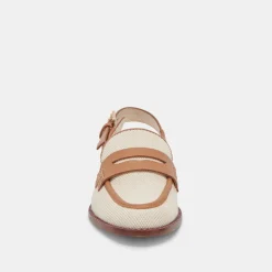 HARDI LOAFERS TAN MULTI CANVAS