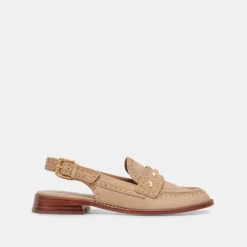 HARDI STUD LOAFERS CAMEL SUEDE