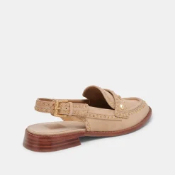 HARDI STUD LOAFERS CAMEL SUEDE