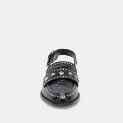 HARDI STUD LOAFERS MIDNIGHT CRINKLE PATENT