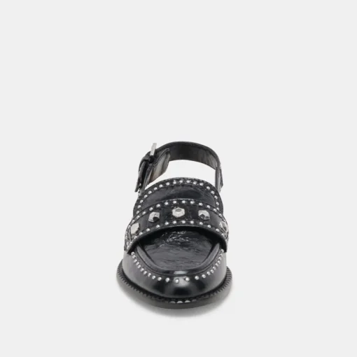 HARDI STUD LOAFERS MIDNIGHT CRINKLE PATENT