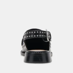 HARDI STUD LOAFERS MIDNIGHT CRINKLE PATENT