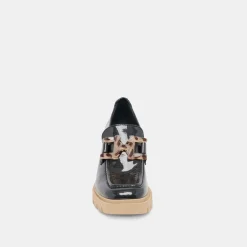 HAROLD HEELS MIDNIGHT PATENT LEATHER