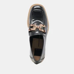 HAROLD HEELS MIDNIGHT PATENT LEATHER