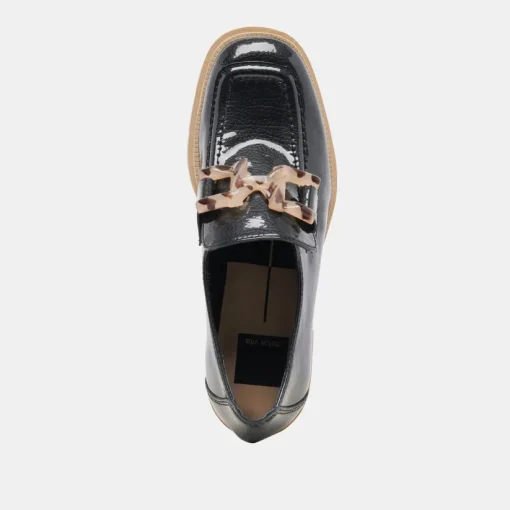 HAROLD HEELS MIDNIGHT PATENT LEATHER