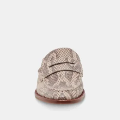 HAVAN LOAFERS SAND SNAKE EMBOSSED