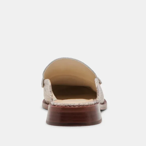 HAVAN LOAFERS SAND SNAKE EMBOSSED