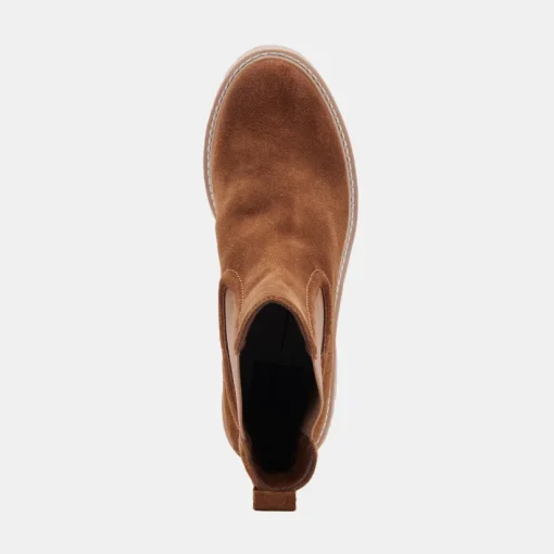 HAWK H20 WIDE BOOTIES DK BROWN SUEDE