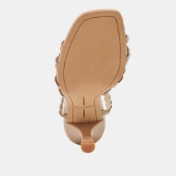 HELLEN PEARL HEELS LT BLUSH LEATHER