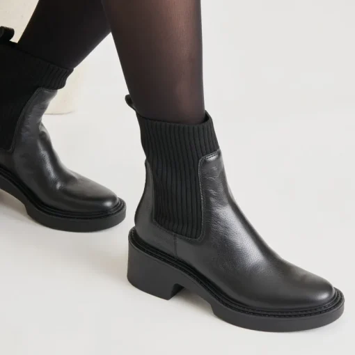 HILORA H2O BOOTS BLACK LEATHER