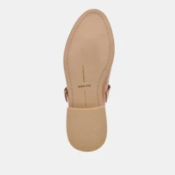 HIPPIE FLATS TAN CRINKLE PATENT